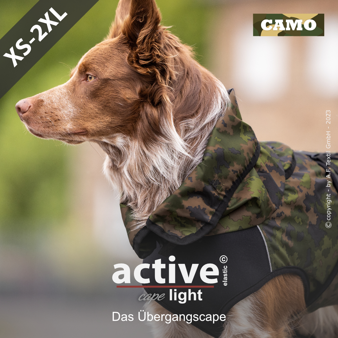 Active Cape Elastic Light Hundemantel