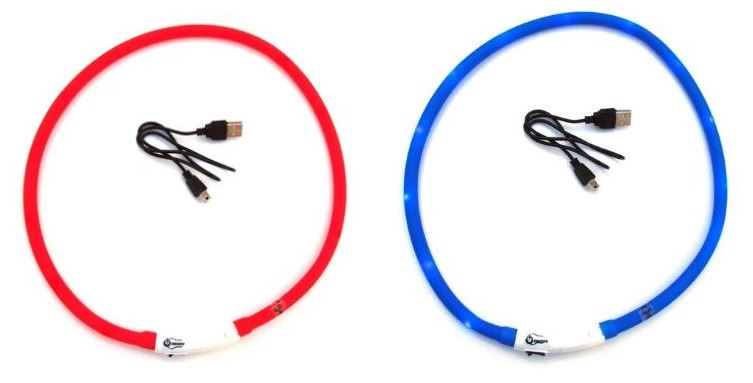 LED Leuchtband für Hunde XS–XL: 70 cm