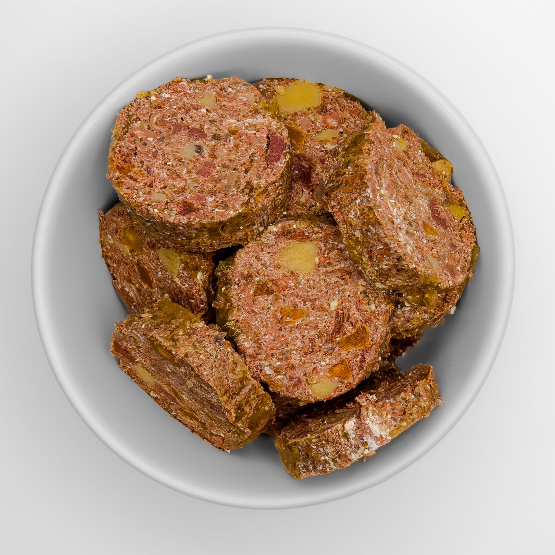 FeinFutter Hundewurst Lamm mit Kartoffel & Karotte - Nassfutter für Hunde - 86% frisches Lammfleisch