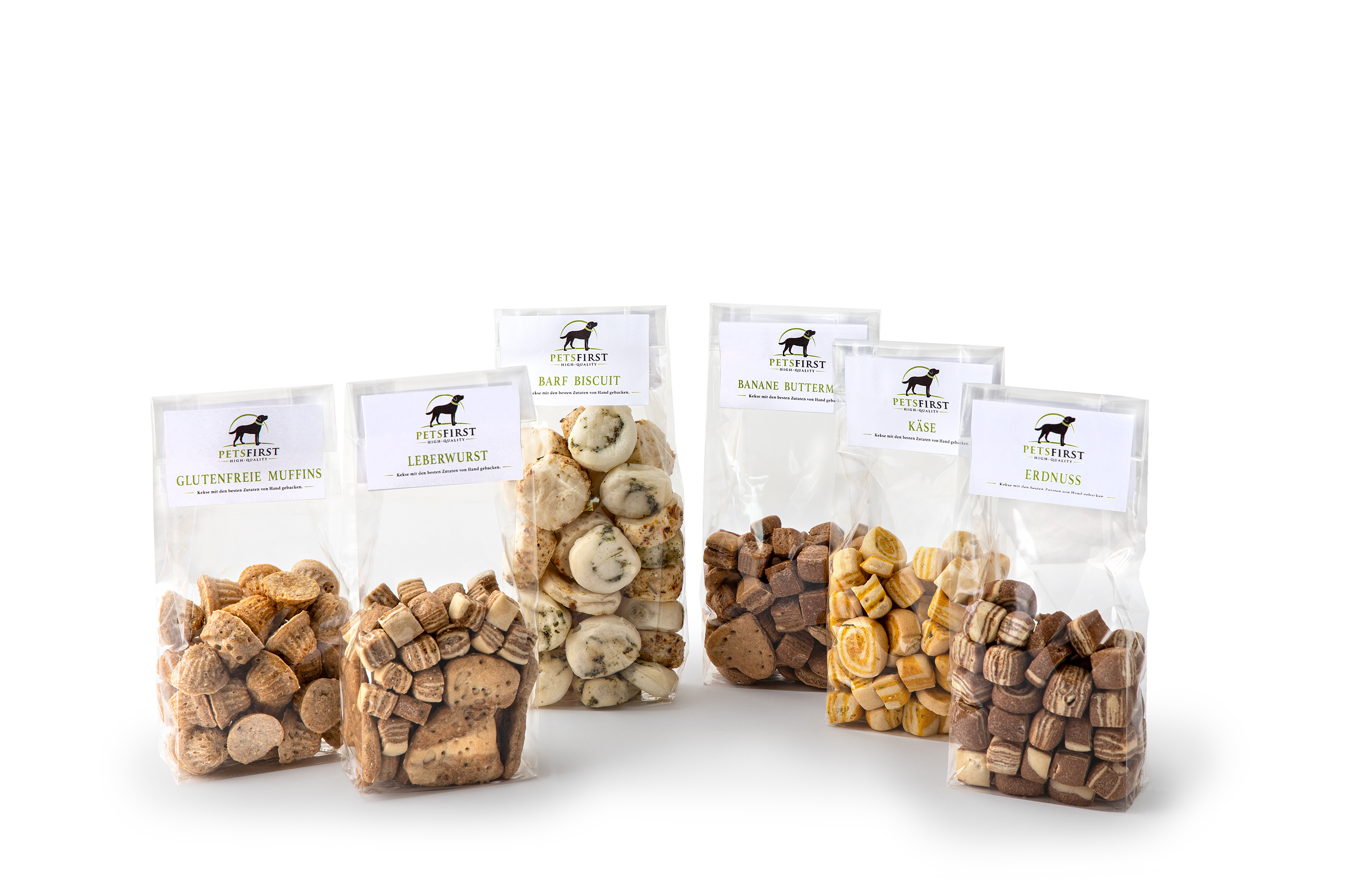 Handgemachte Kekse für Hunde Vorteilspack: 6 Stück