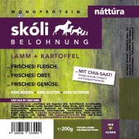 Skóli - Belohnungsleckerli mit Lamm und Kartoffeln