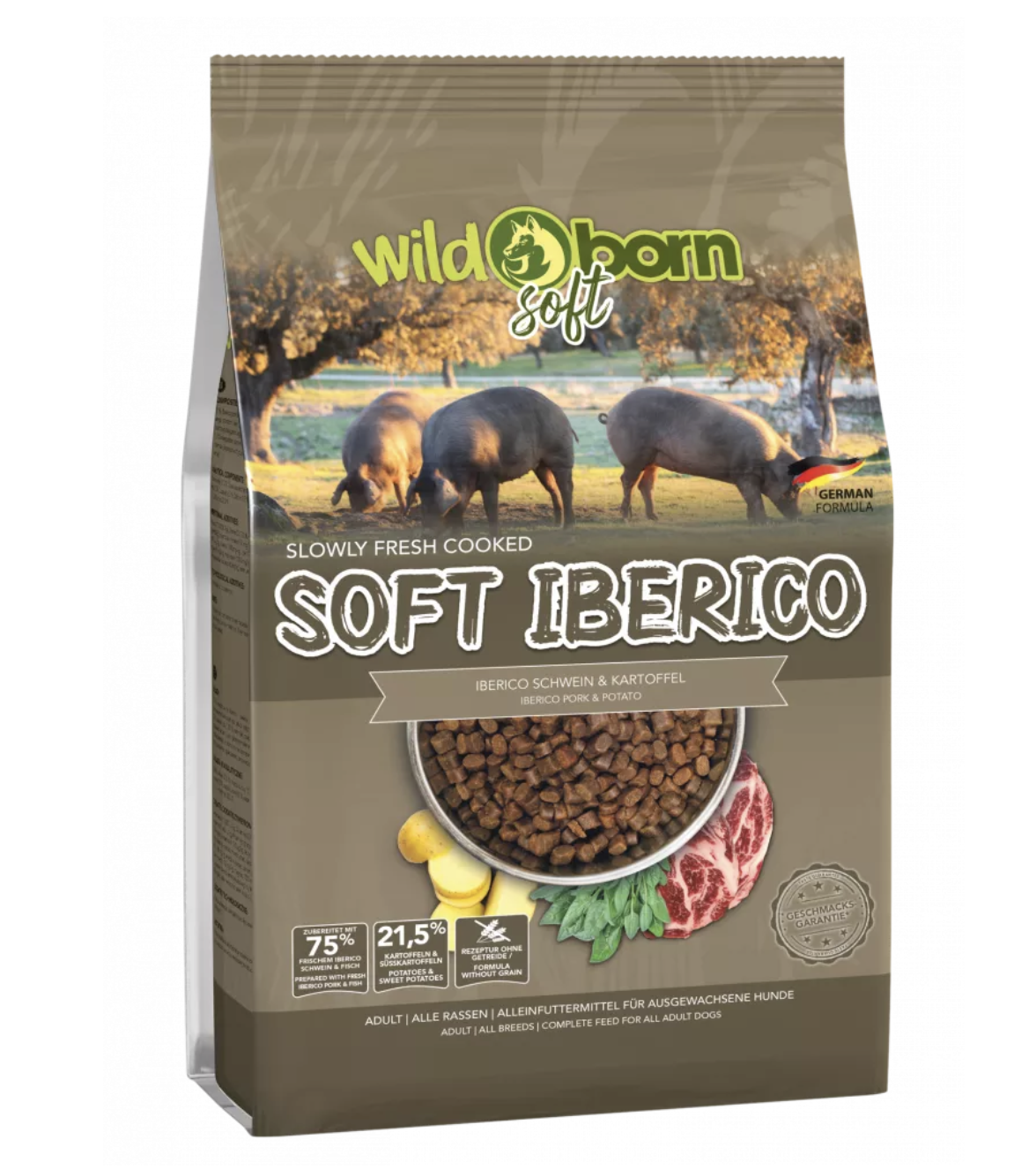 Wildborn Soft Iberico Trockenfutter für Hunde