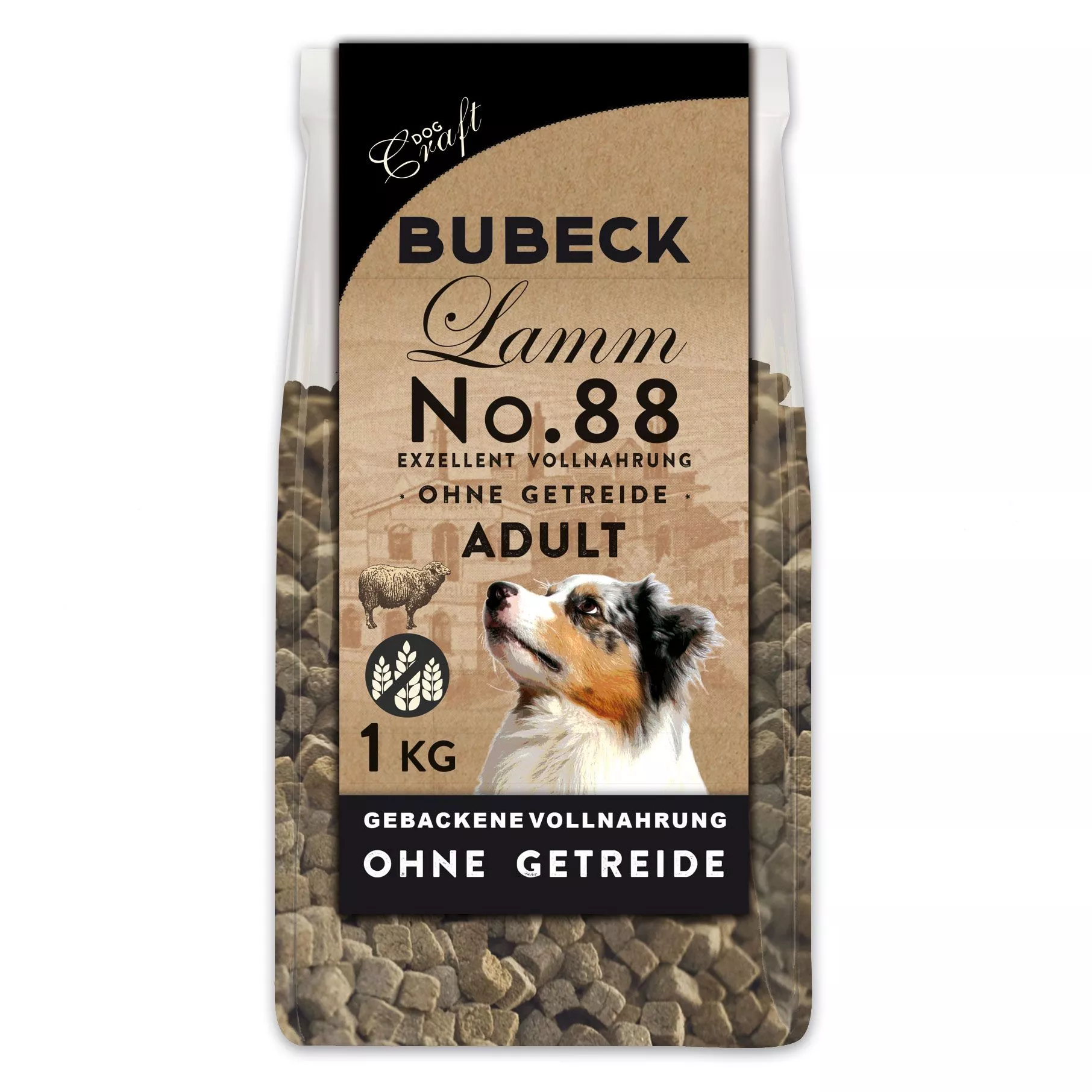 BUBECK - Lamm No. 88  gebackenes Trockenfutter für Hunde