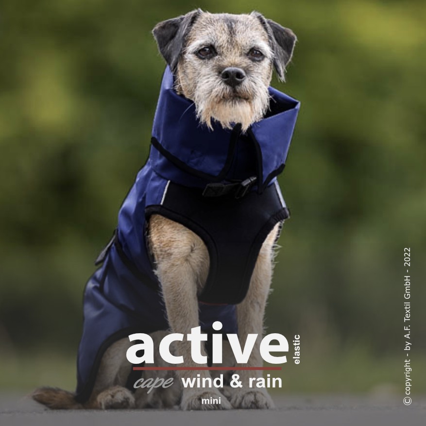 Active Cape Elastic WIND & RAIN Mini Hundemantel