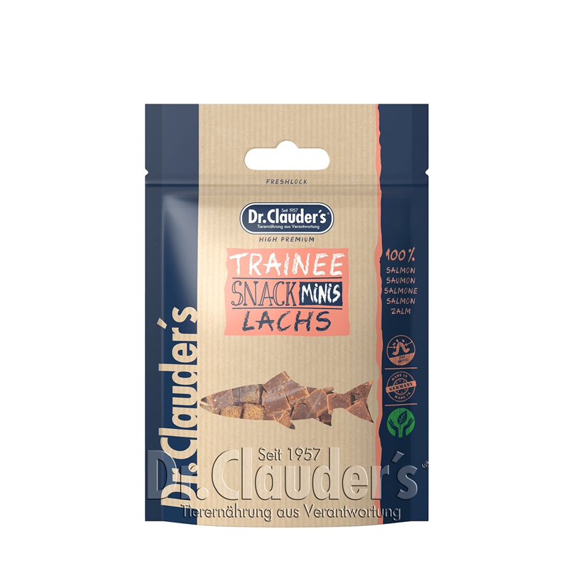 Dr.Clauder`s Trainee Snack Minis Lachs 50g für Hunde