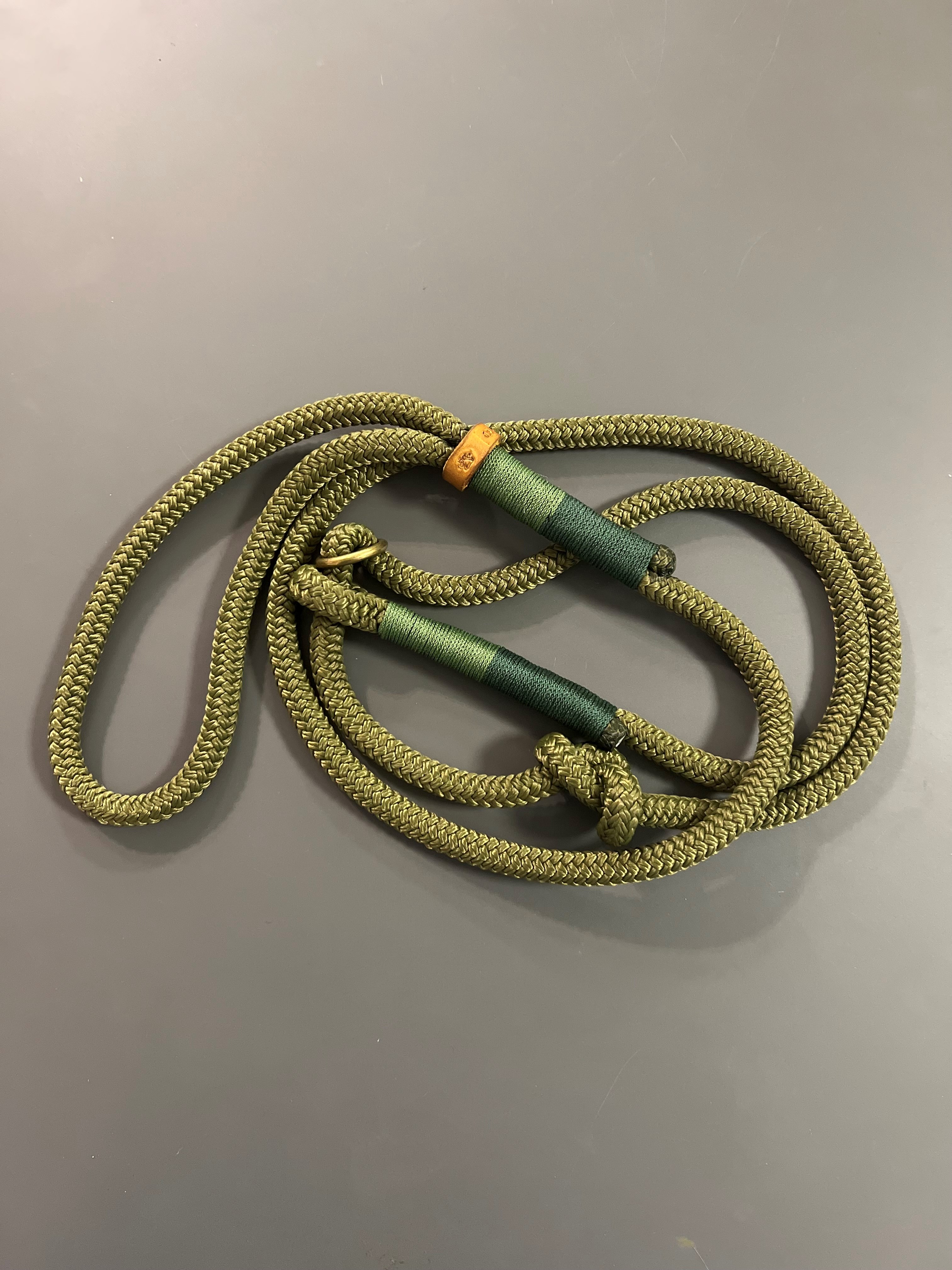 Retrieverleine Celina in olivgrün