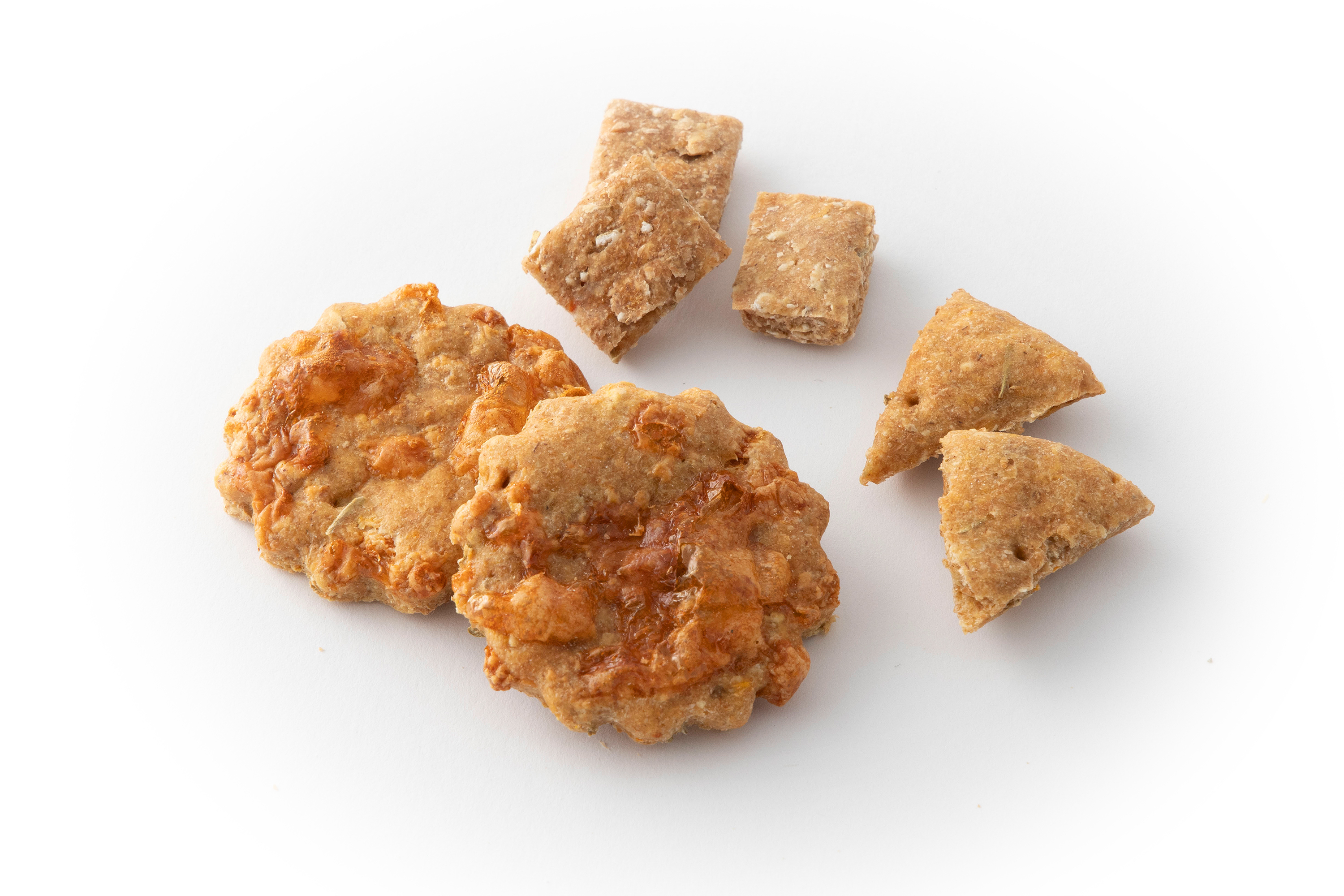 Pizza Kekse für Hunde