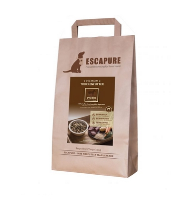 ESCAPURE Pferd - Gebackenes Premium Trockenfutter für Hunde