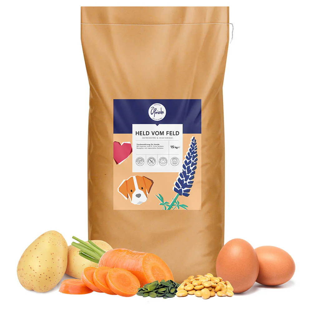 Held vom Feld - Vegetarisches Hundefutter