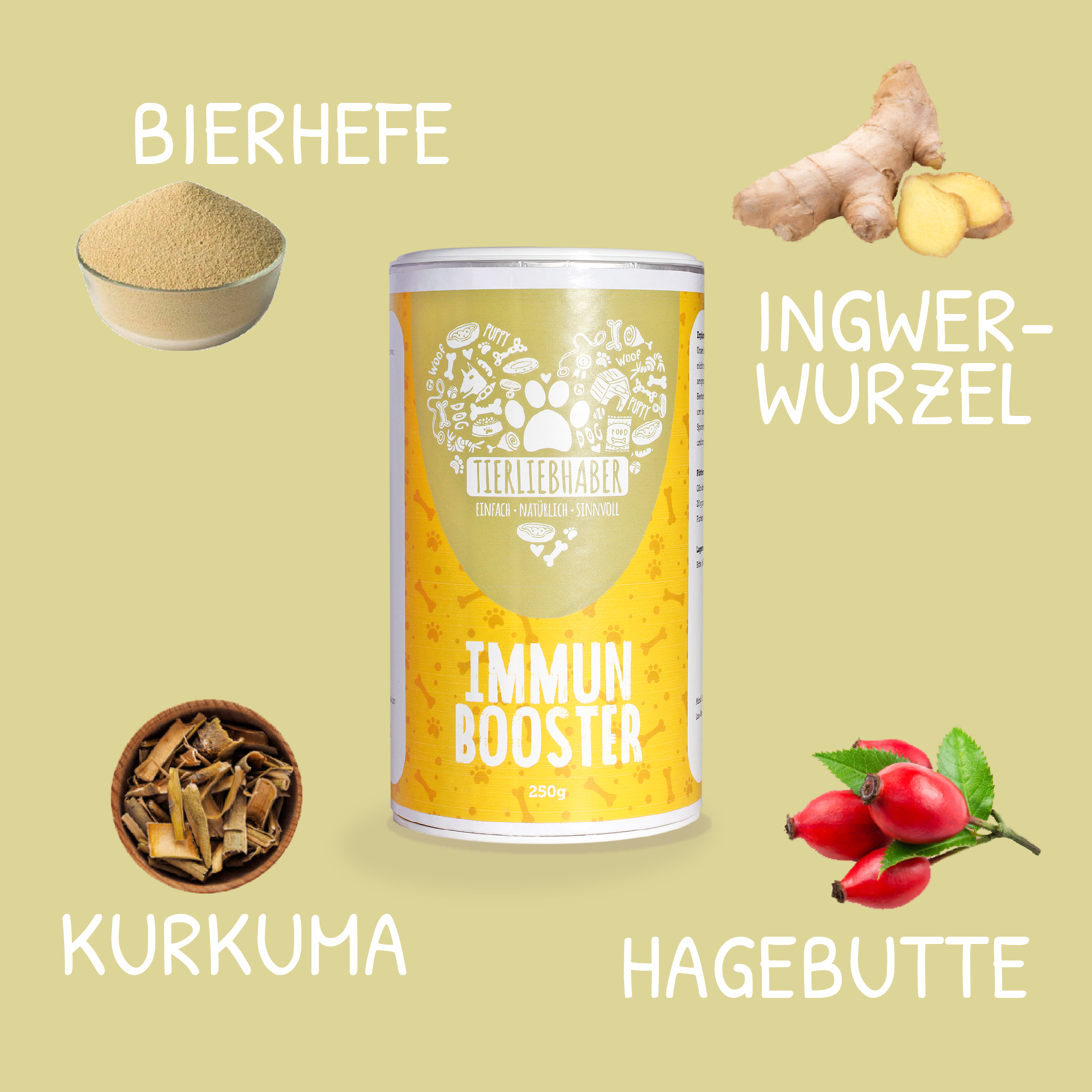Tierliebhaber - Immun Booster für Hunde  250g