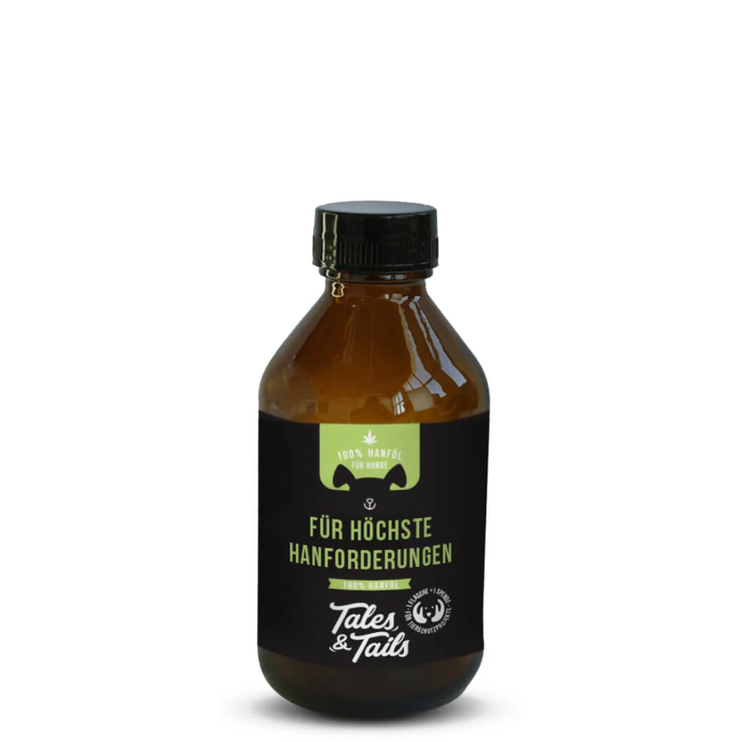Tails&Tales Für höchste Hanforderungen - Hanföl für Hunde 250ml