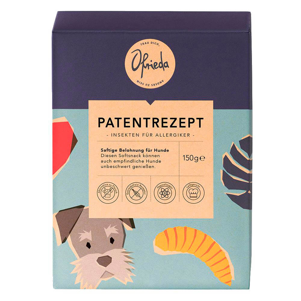 Patentrezept - Feiner Softsnack mit Insekten für Allergiker