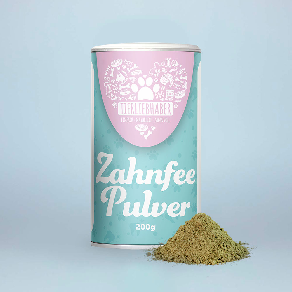 Tierliebhaber - Zahnfee Pulver für Hunde 200g