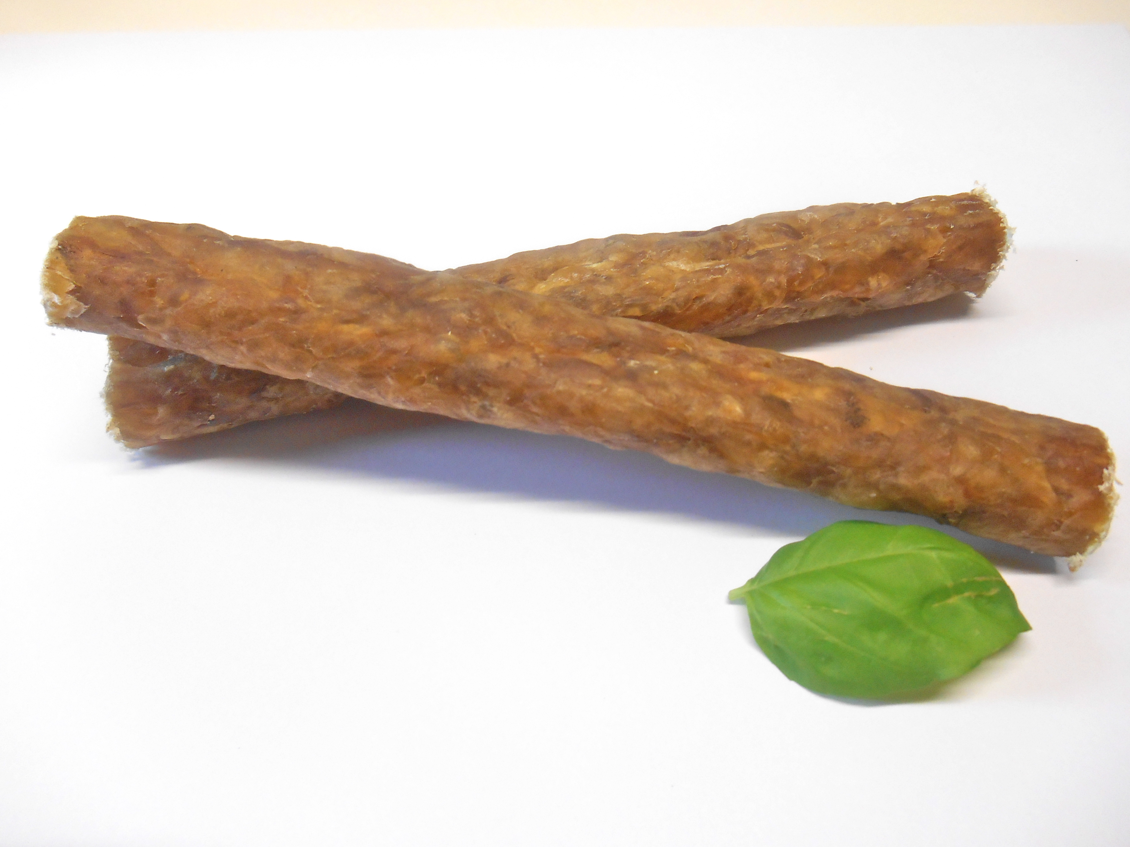 Hirschhaut Kaustange 15 cm für Hunde, 2 Stück