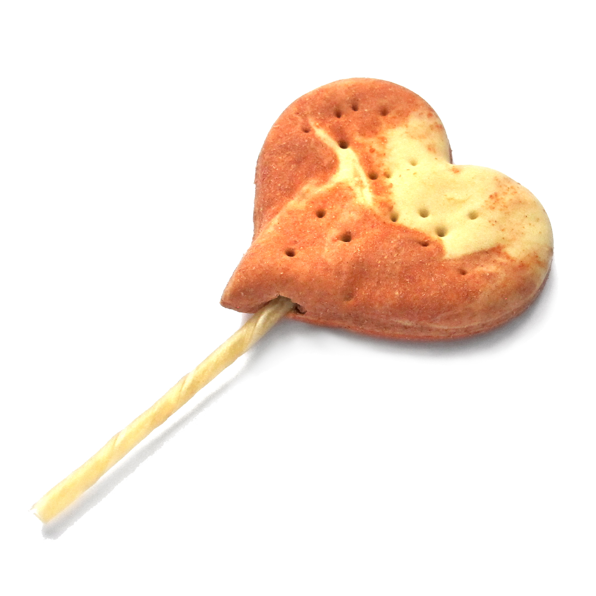 Hundelolli Kartoffel & Fisch in Herzform handgemacht