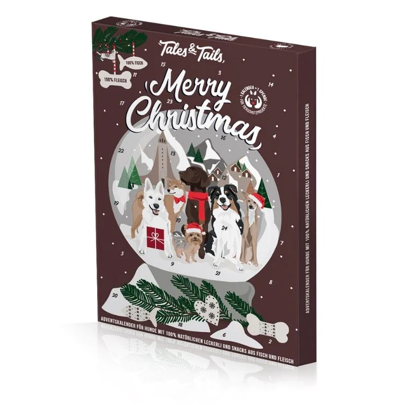 Tales&Tails Adventskalender für Hunde – in 2 Sorten 100% Fisch  oder 100% Fisch & Fleisch