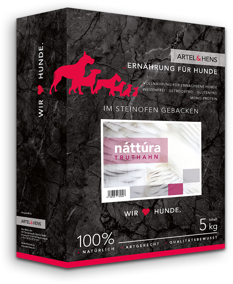 Náttúra - Truthahn gebackenes Trockenfutter für Hunde