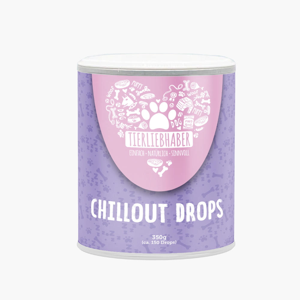 Tierliebhaber - Chillout Drops Beruhigung für Hunde 350g (150 Stück)