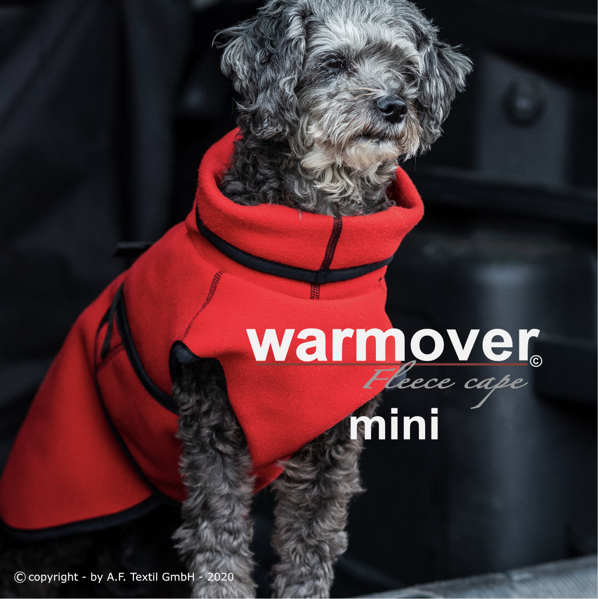 Warmover fleece cape Mini Hundemantel