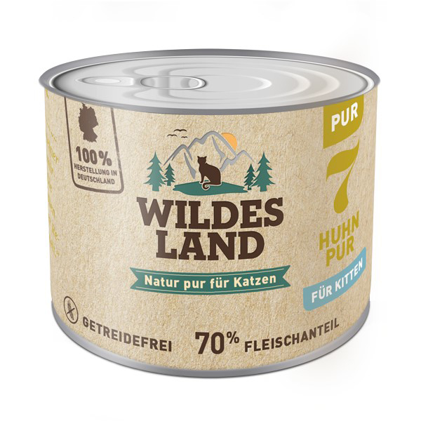 Huhn PUR für Kitten Nassfutter für Katzenbabys