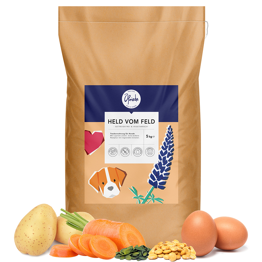 Held vom Feld - Vegetarisches Hundefutter