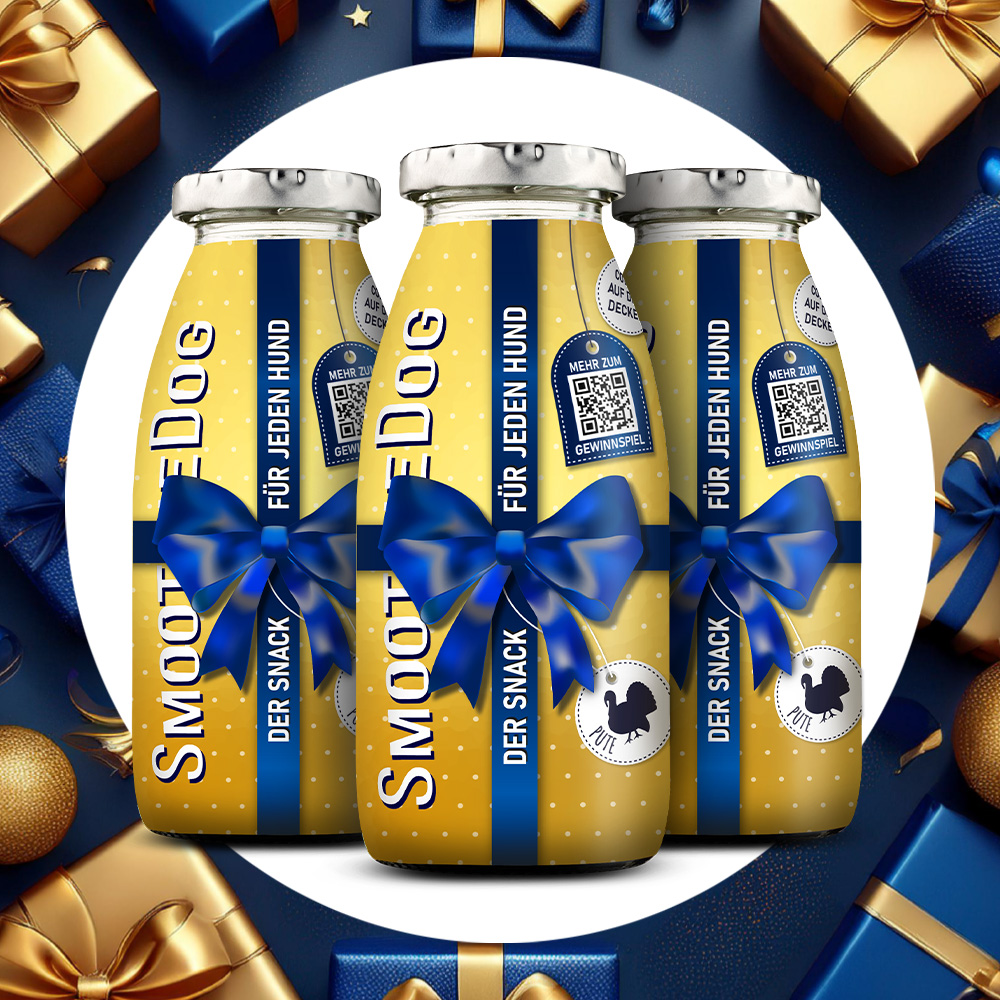 SmoothieDog - Limited Winter Edition Pute & Wild für Hunde