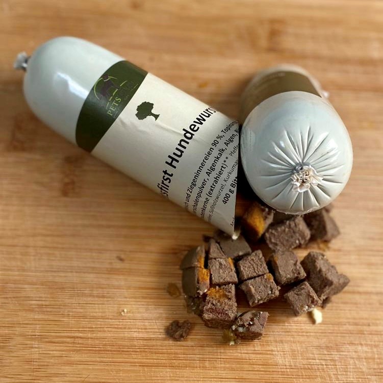 Petsfirst Hundewurst Ziege - Kräuter- Monoprotein 90% Fleisch