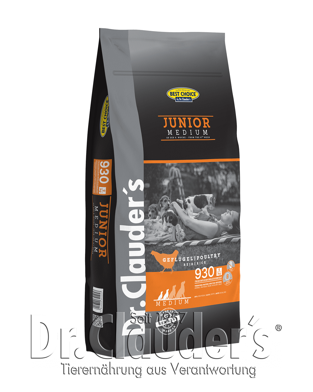Dr.Clauders Best Choice Junior Medium  Geflügel für Hunde