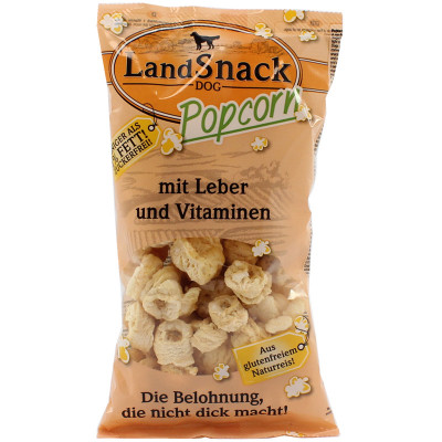 LandSnack Hunde Popcorn mit Leber & Vitaminen