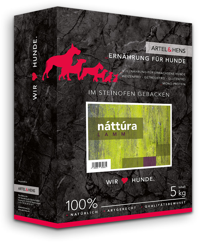 Náttúra - Lamm gebackenes Trockenfutter für Hunde