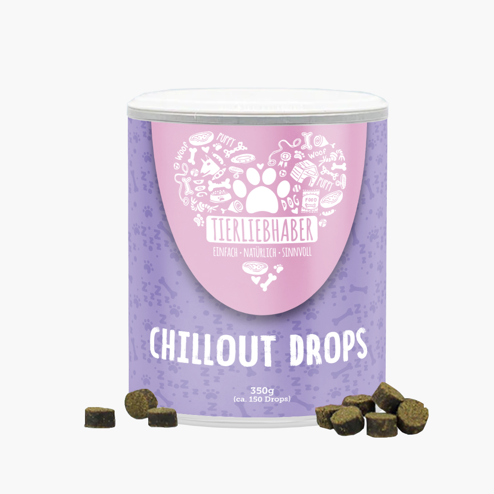 Tierliebhaber - Chillout Drops Beruhigung für Hunde 350g (150 Stück)