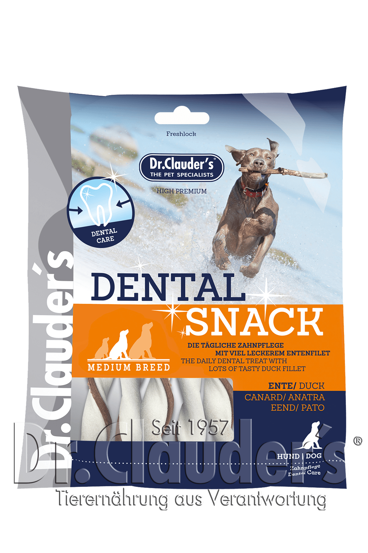 Dr.Clauder´s Dental Snack Ente für Hunde