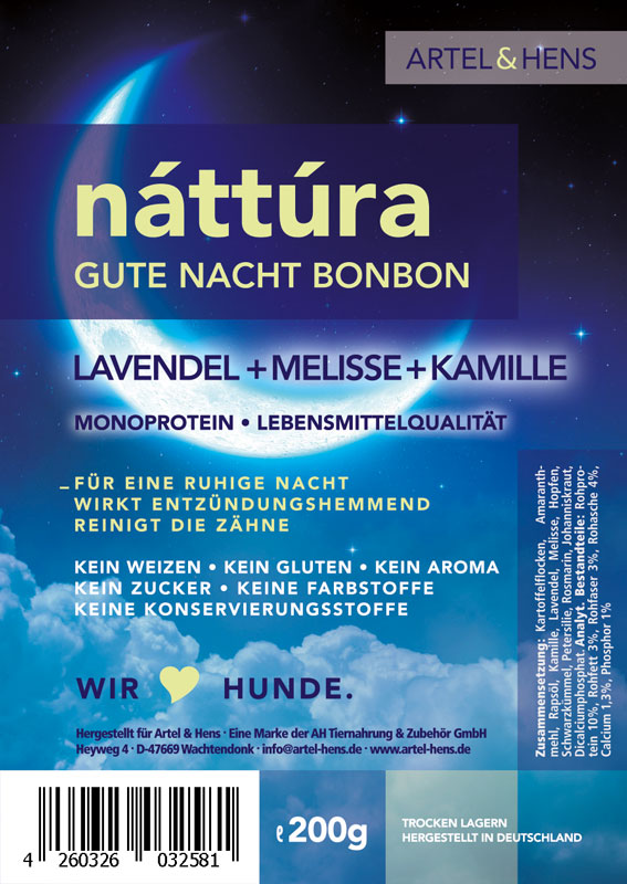 Gute Nacht Bonbon -  HYPOALLERGEN PLUS VITAL KEKS für Hunde