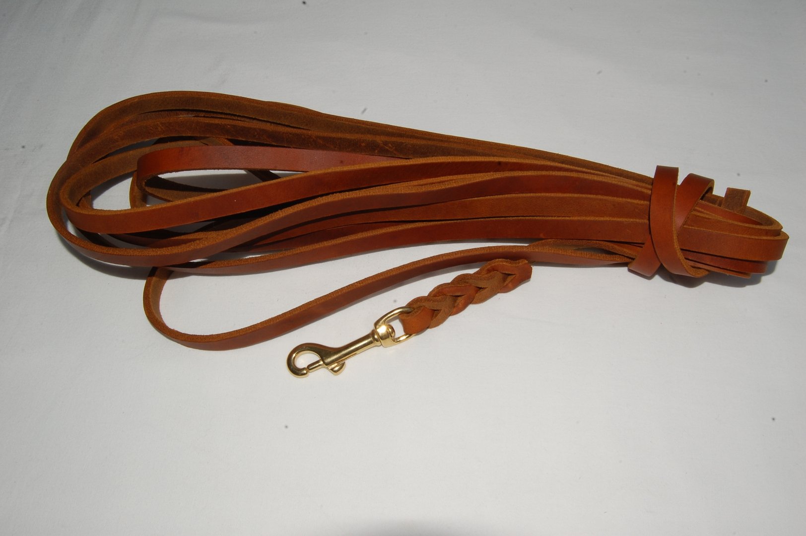 Fettleder Trailleine für Hunde