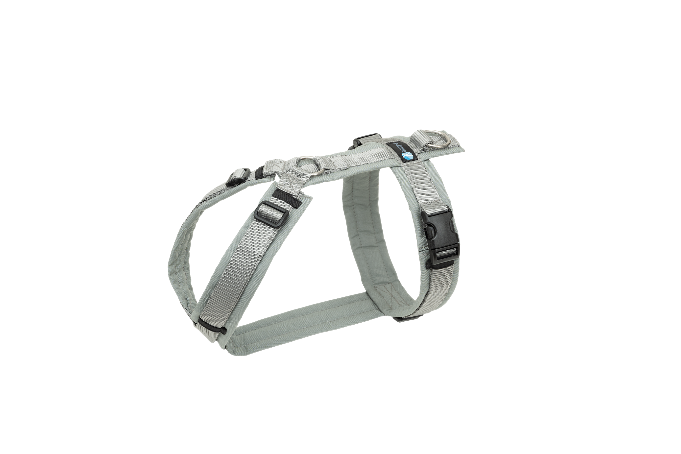 anny x Brustgeschirr für Hunde FUN grau/silber