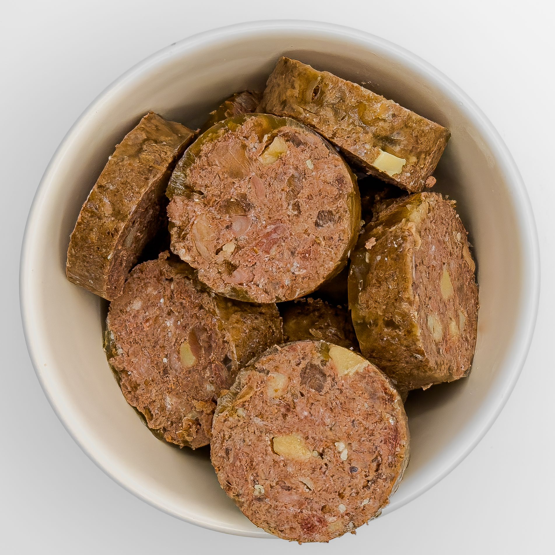 FeinFutter Hundewurst Pferd mit Kartoffeln - Nassfutter für Hunde - 90% frisches Pferdefleisch