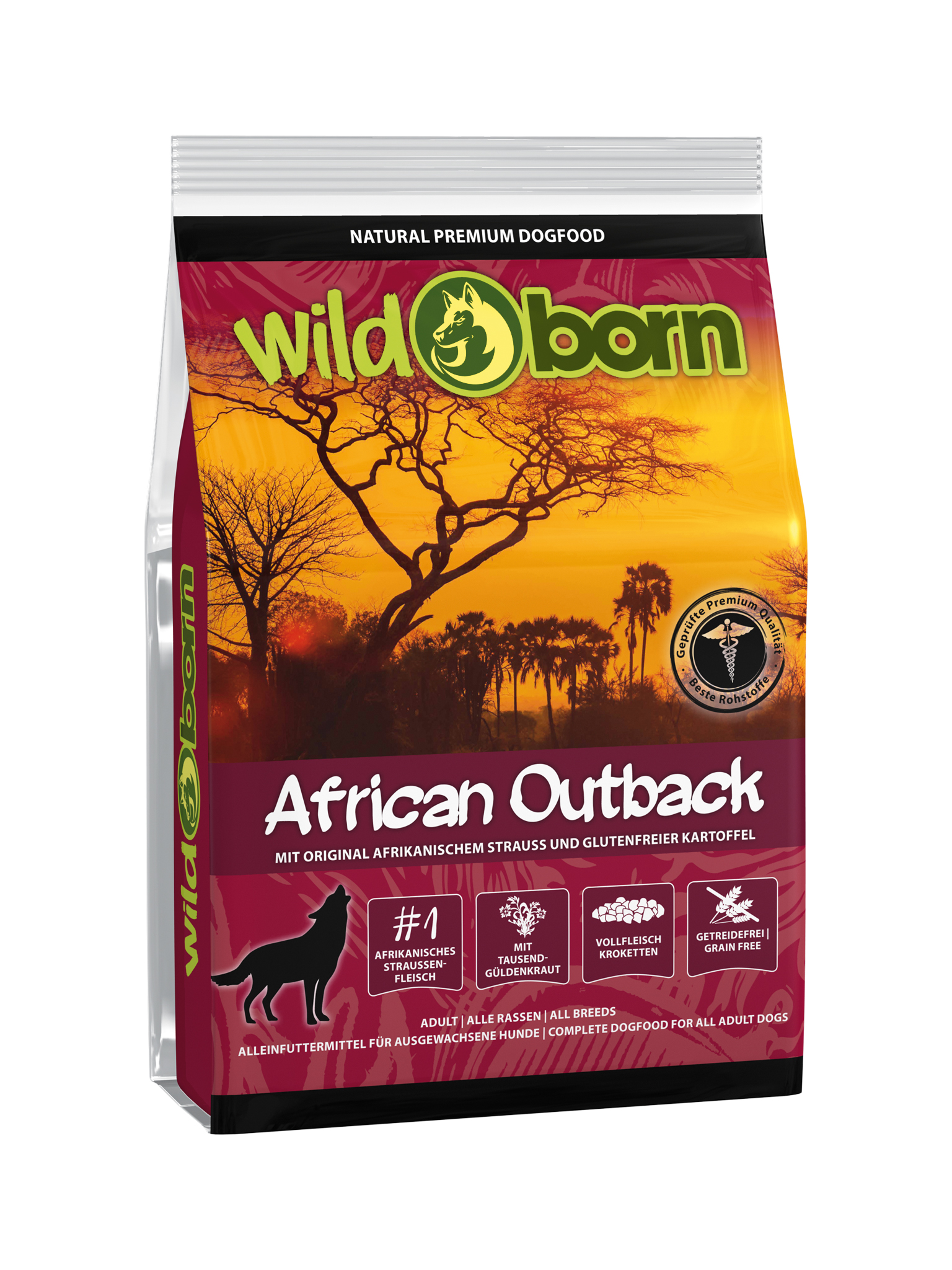 Wildborn African Outback (Strauß, Kartoffel und Früchte)