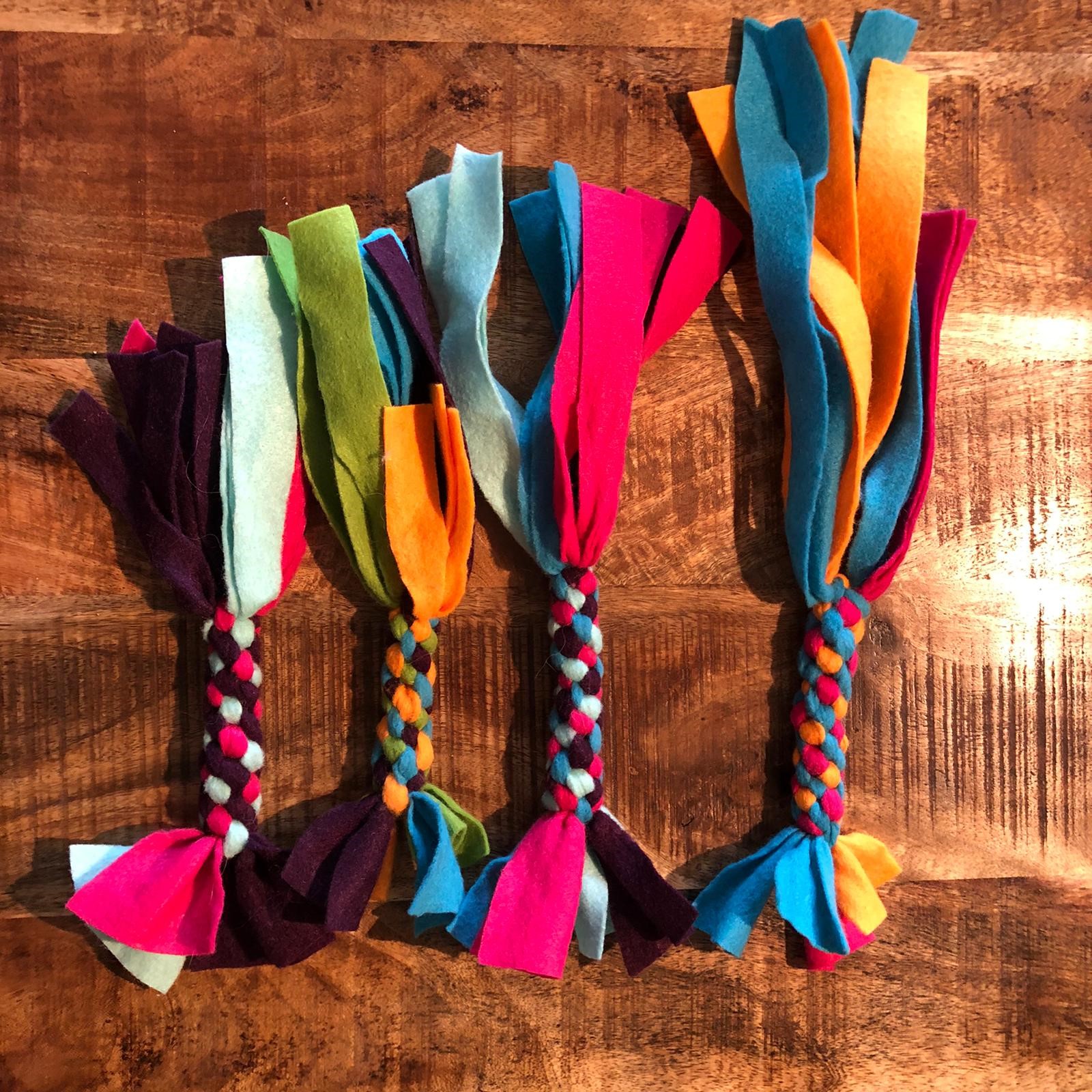 Zergel mit Fransen Spielzeug für Katzen