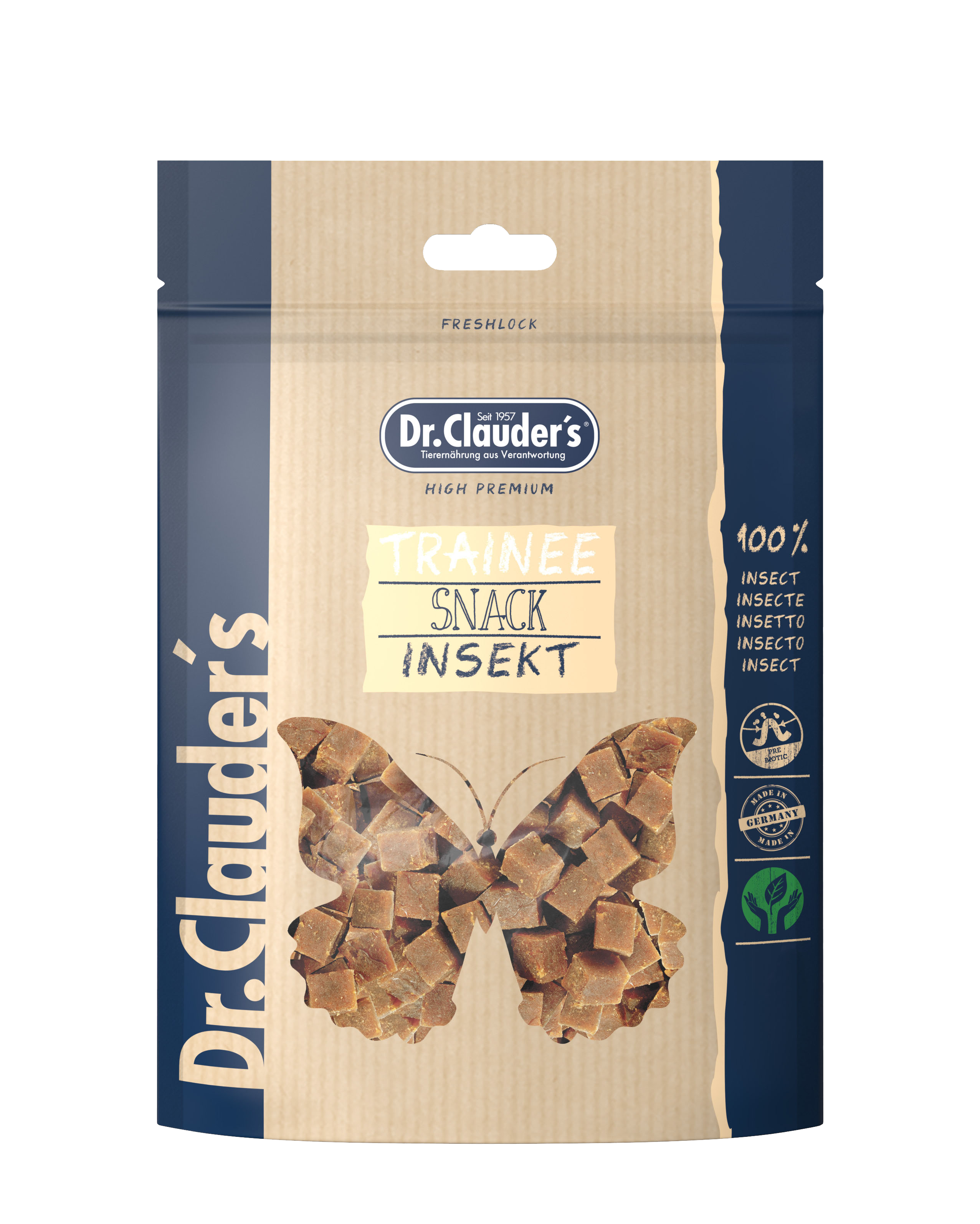 Dr.Clauder`s Trainee Snack Insekt für Hunde und Katzen