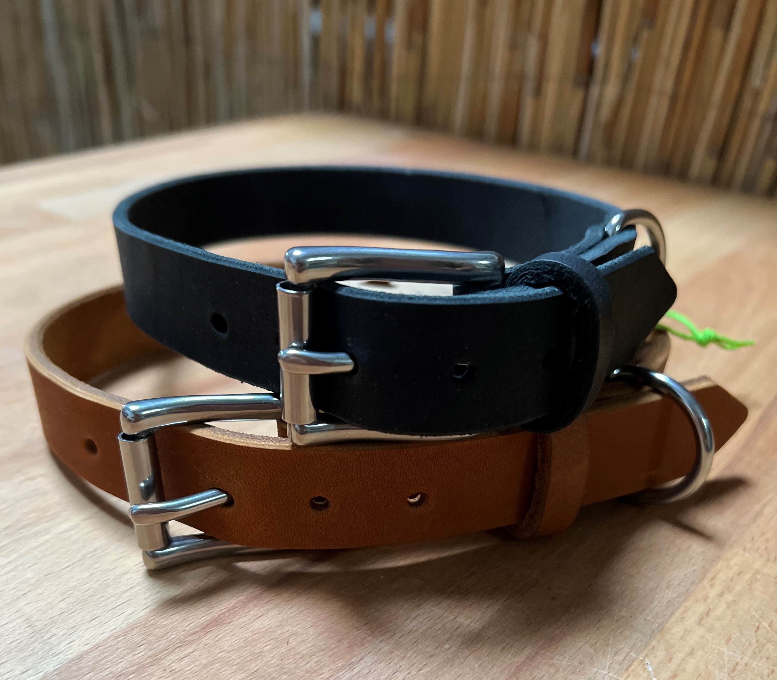 Fettleder Hundehalsband