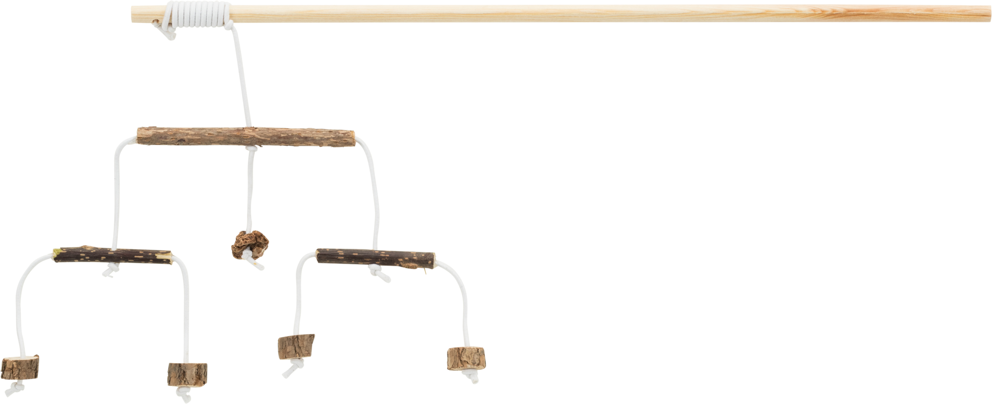 Spielangel mit Matatabi-Sticks, 50 cm für Katzen