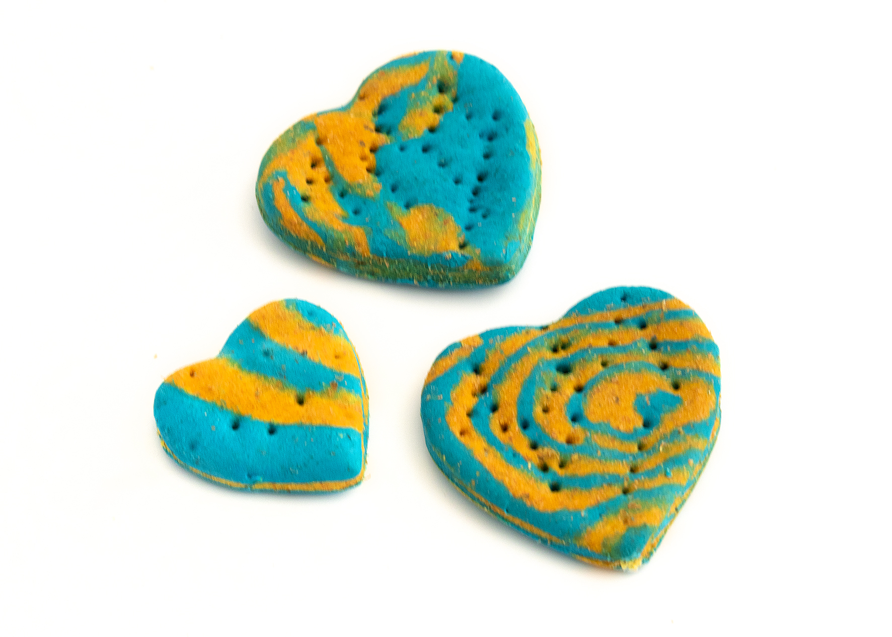 Spenden-Friedens-Hunde-Lolli und Friedens-Kekse in Herzform