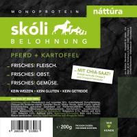 Skóli - Belohnungsleckerli mit Pferd und Kartoffeln