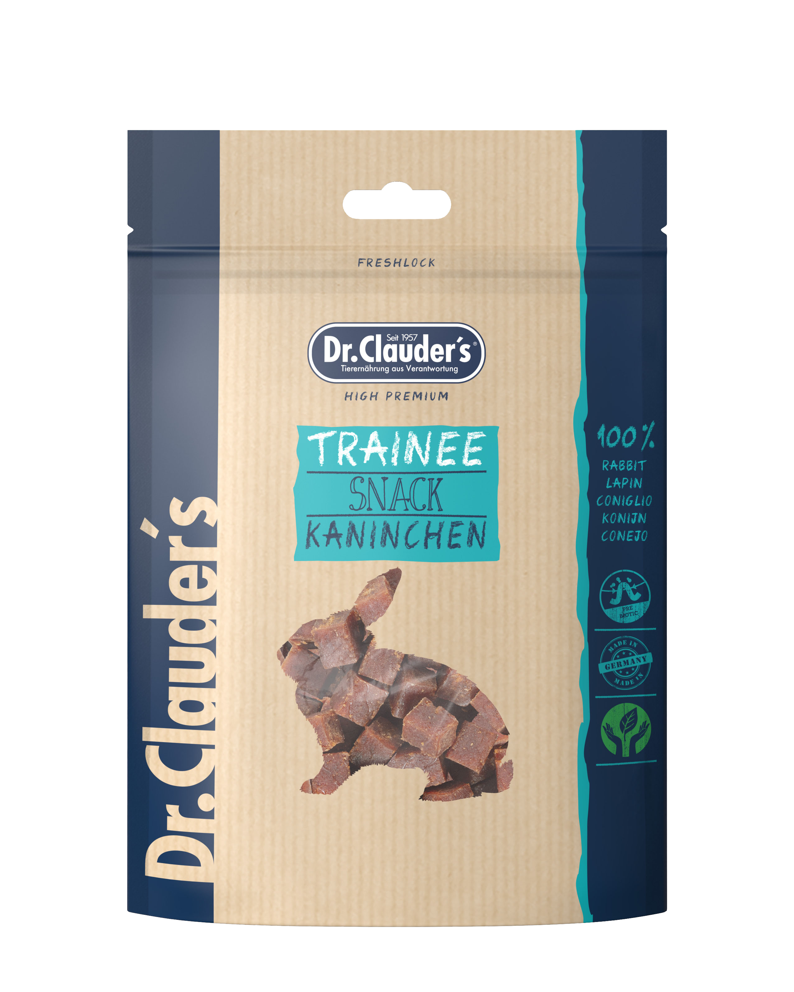 Dr.Clauder`s Trainee Snack Kaninchenfleisch für Hunde und Katzen