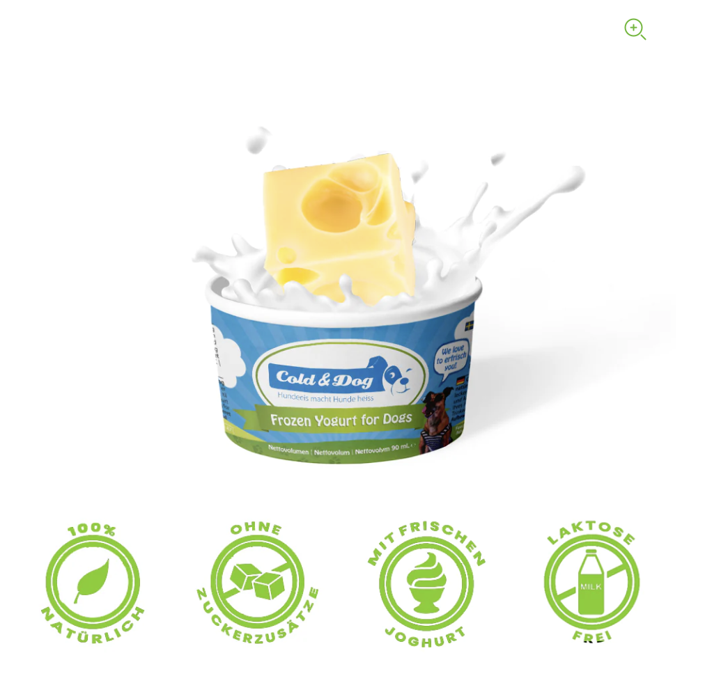 Cold&Dog Hundeeis -  Der herzhafte Käsetraum 90ml