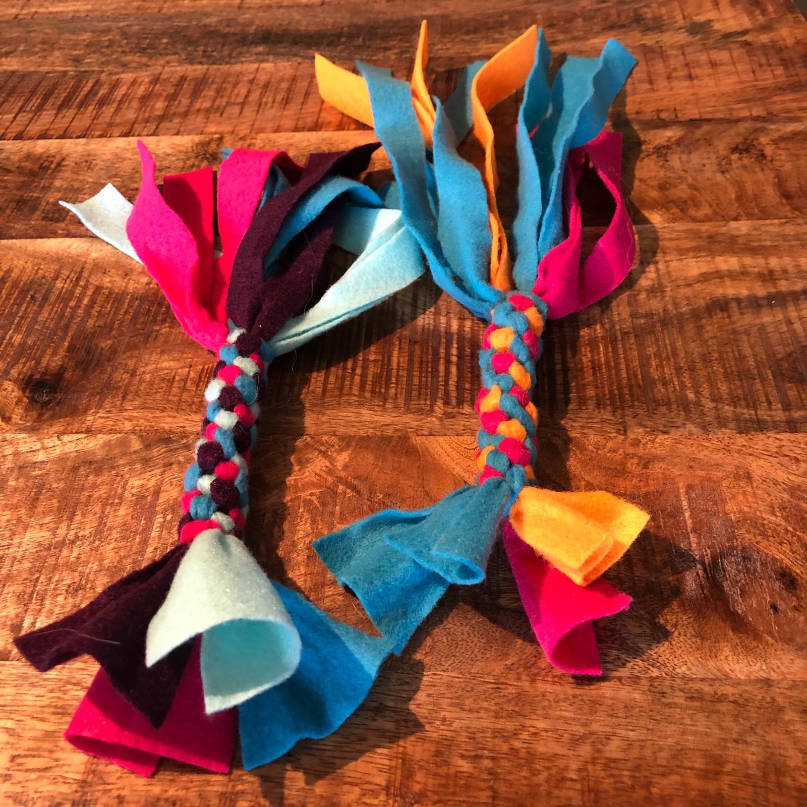 Zergel mit Fransen Spielzeug für Katzen