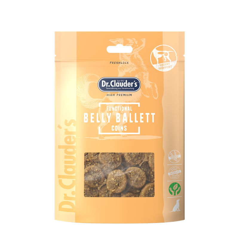 Dr.Clauder`s Functional Coins Belly Ballett 80g für Hunde