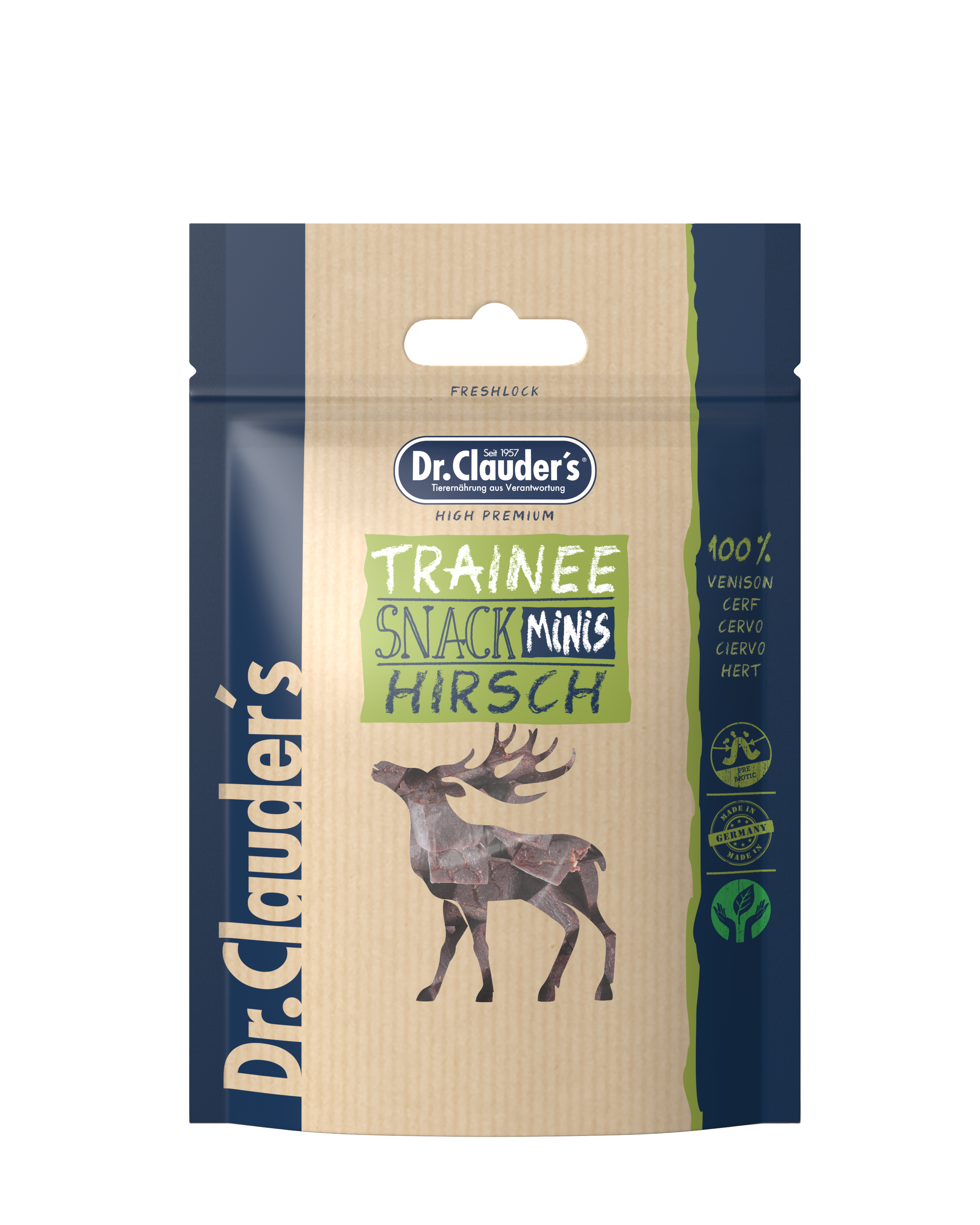 Dr.Clauder`s Trainee Snack Minis Hirsch 50g für Hunde