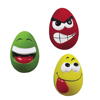 Latex Emotion Easter Eggs- Osterspielzeug für Hunde