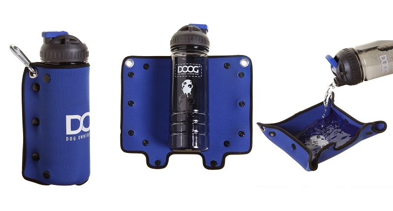 DOOG 3.in-1 Water Bottle mit faltbarem Napf